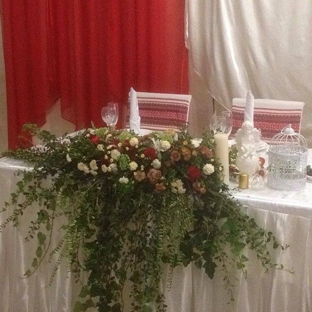 Весільна композиція на стіл